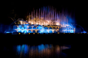 Ville de Nimes - Water & Fire Show - Crystal