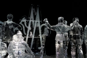 Ice Statues - Villa Eugénie for Moncler