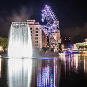 Ville de Strasbourg - Giant Waterfall - Crystal
