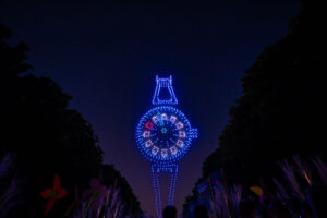 Spectacle de Drones par Crystal, design graphique