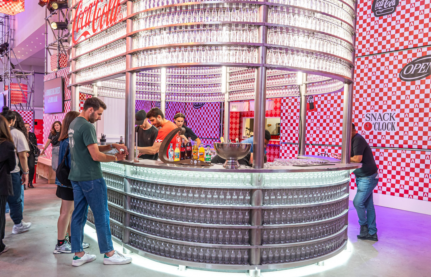 COCA COLA - Food Fest Coca Cola for GL Events - CRYSTAL