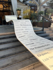 THE PENINSULA HOTEL - Duco Event - CRYSTAL