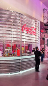 COCA COLA - Food Fest Coca Cola for GL Events - CRYSTAL