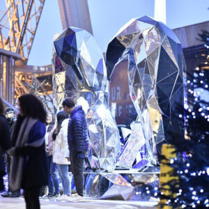 EIFFEL TOWER - Mirror Ice Terrace - Crystal