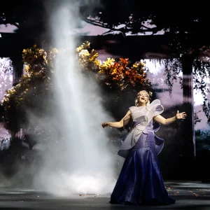 Brouillard et tempete créés par Crystal pour le cirque du soleil