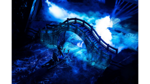 Effets d’eau créées par les équipes de CRYSTAL pour House of Dancing Water, créateurs d'événement.