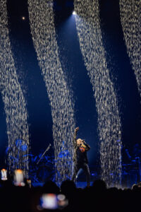 Pixel Fall créée par les équipes CRYSTAL pour le MANA TOUR USA, créateur d'événement.