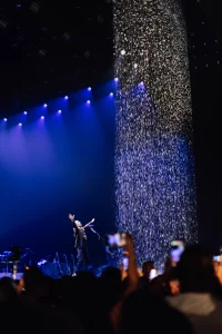 Pixel Fall créée par les équipes CRYSTAL pour le MANA TOUR USA, créateur d'événement.