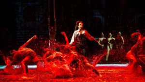 Effets d’eau et miroir d'eau créées par les équipes de CRYSTAL pour House of Dancing Water, créateurs d'événement.