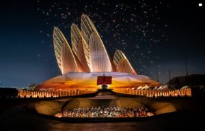 Fontaines créés par Crystal pour UAE 54th Anniversary