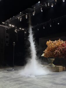 Brouillard et tempete créés par Crystal pour le cirque du soleil