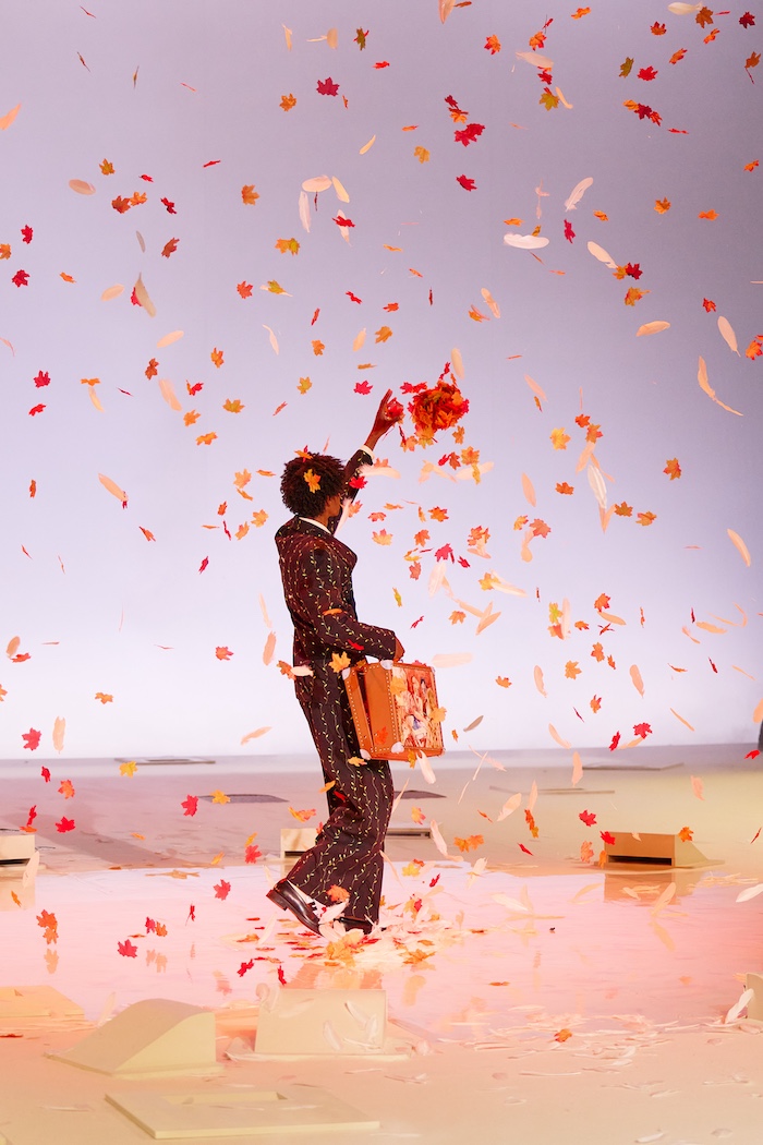 kid super defilé confettis crées par CRYSTAL créateur