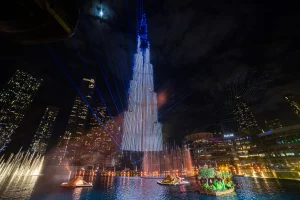 Aquadrones crée par Crystal pour OLC lors du Dubai NYE Show 2026