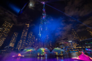 Aquadrones crée par Crystal pour OLC lors du Dubai NYE Show 2026