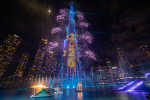 Aquadrones crée par Crystal pour OLC lors du Dubai NYE Show 2026