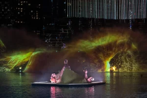 Aquadrones crée par Crystal pour OLC lors du Dubai NYE Show 2026