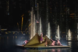 Aquadrones crée par Crystal pour OLC lors du Dubai NYE Show 2026