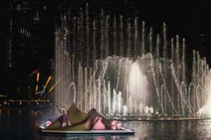 Aquadrones crée par Crystal pour OLC lors du Dubai NYE Show 2026