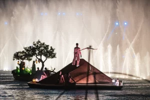 Aquadrones crée par Crystal pour OLC lors du Dubai NYE Show 2026