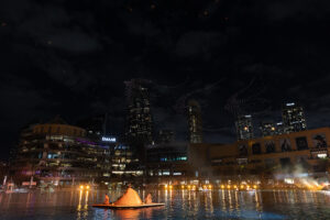 Aquadrones crée par Crystal pour OLC lors du Dubai NYE Show 2026