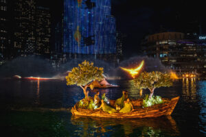 Aquadrones crée par Crystal pour OLC lors du Dubai NYE Show 2026