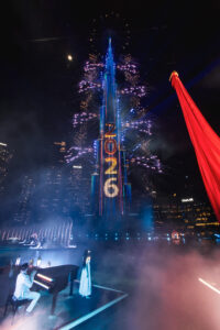 Aquadrones crée par Crystal pour OLC lors du Dubai NYE Show 2026