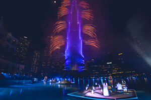 Aquadrones crée par Crystal pour OLC lors du Dubai NYE Show 2026