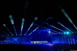 Fontaines de CRYSTAL pour 70TH ANNIVERSARY OF MOROCCO’S GENERAL DIRECTORATE OF NATIONAL SECURITY