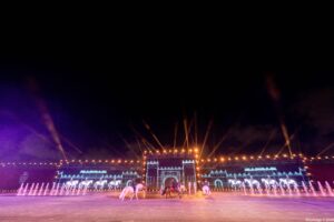 Fontaines de CRYSTAL pour 70TH ANNIVERSARY OF MOROCCO’S GENERAL DIRECTORATE OF NATIONAL SECURITY