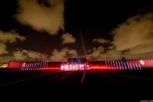 Fontaines de CRYSTAL pour 70TH ANNIVERSARY OF MOROCCO’S GENERAL DIRECTORATE OF NATIONAL SECURITY