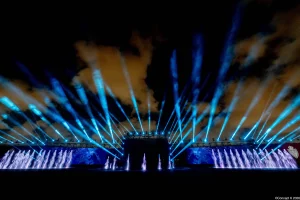 Fontaines de CRYSTAL pour 70TH ANNIVERSARY OF MOROCCO’S GENERAL DIRECTORATE OF NATIONAL SECURITY
