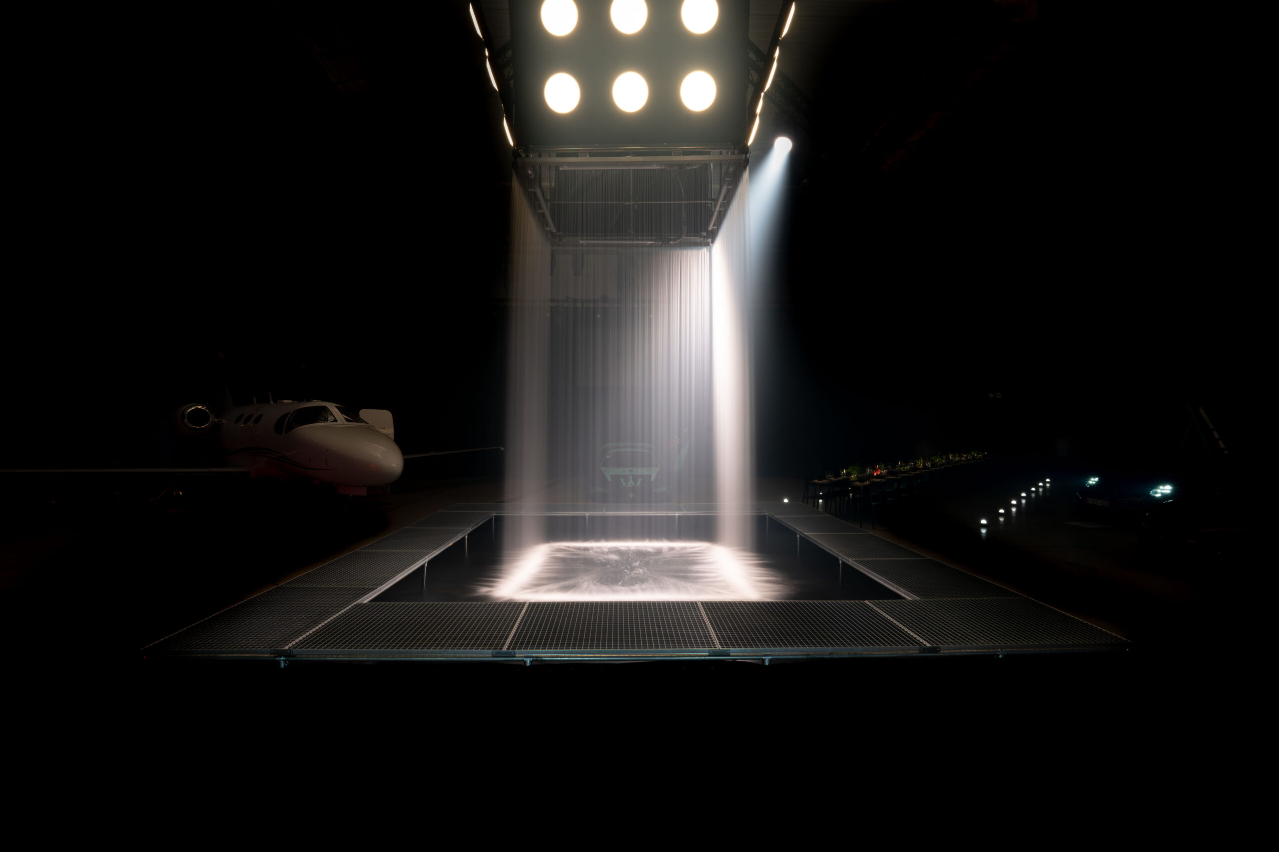 Rideau d'eau par CRYSTAL pour Studio 27 experience