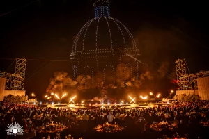 Aqua Drones, fontaines et écran d'eau pour le Malta Mediterranean Film Festival