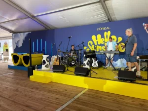 Summer Party de l'Oreal deco fait par crystal pour spice up