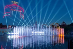 Water Show - fontaines pour le Parc Astérix pour leur spectacle astérix et la potion d'étoiles