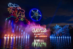Water Show - fontaines pour le Parc Astérix pour leur spectacle astérix et la potion d'étoiles