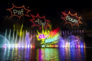 Water Show - fontaines pour le Parc Astérix pour leur spectacle astérix et la potion d'étoiles