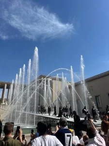 Water effects pour fashion show rick owens